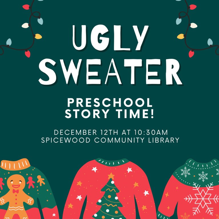 Green Illustrated Ugly Sweater Christmas Party Invitation.jpg